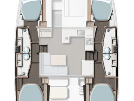 Leopard Catamarans / Robertson & Caine Leopard 42 - 4 cab. mieten Procida