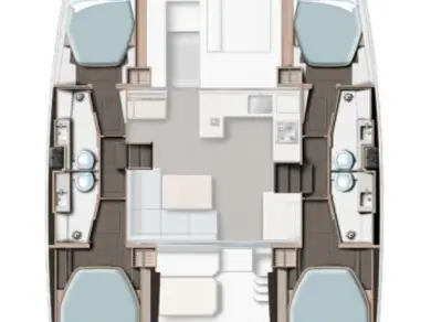 Leopard Catamarans / Robertson & Caine Leopard 42 - 4 cab. mieten Procida