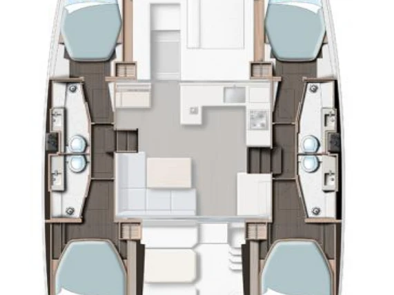 YachtCharter in Procida - Leopard Catamarans / Robertson & Caine Leopard 42 - 4 cab. auf SamBoat