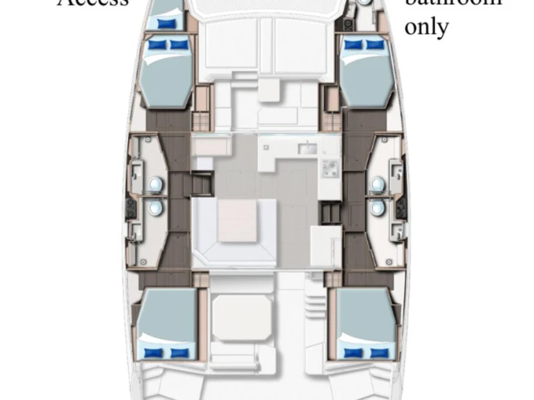 Katamaran mieten in Procida - Leopard Catamarans / Robertson & Caine Leopard 45