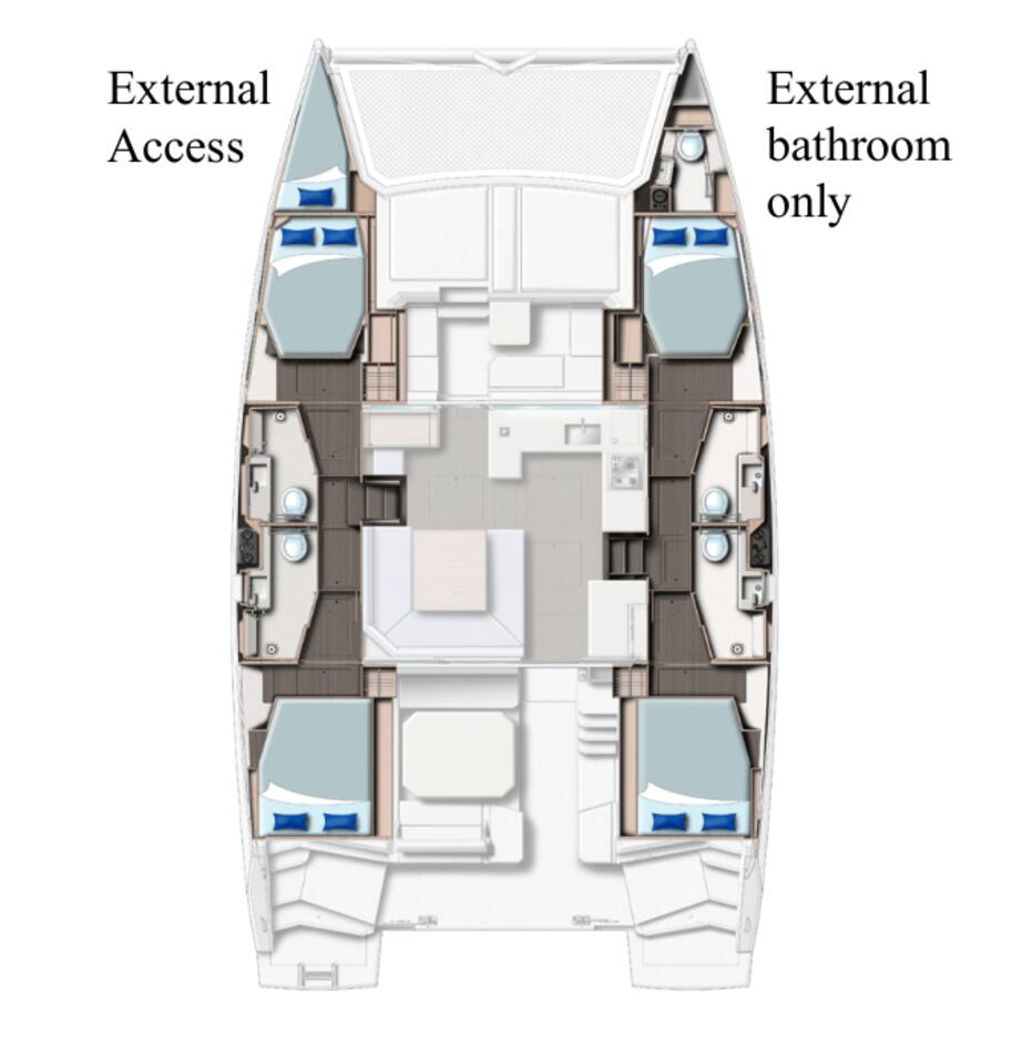 Katamaran mieten in Procida - Leopard Catamarans / Robertson & Caine Leopard 45