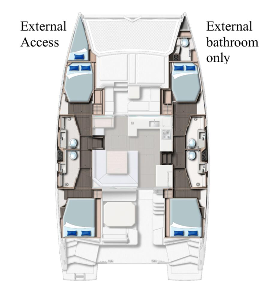 Vermietung Katamaran Leopard Catamarans / Robertson & Caine mit Führerschein