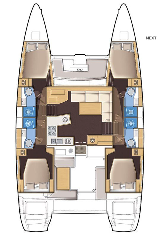Boot mieten Mai Khao günstig Lagoon 450 Sport Top
