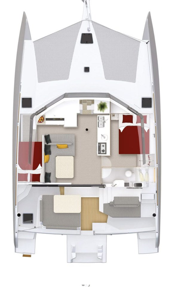 Vermietung Katamaran Neel mit Führerschein
