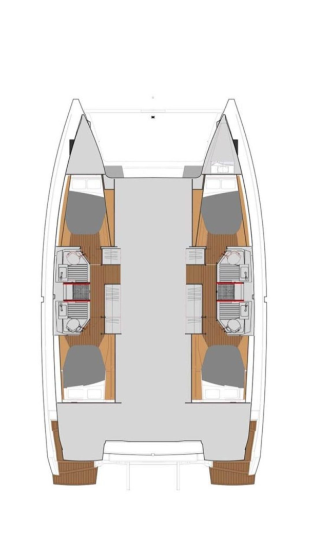 Katamaran mieten in Kotor - Fountaine Pajot Astrea 42