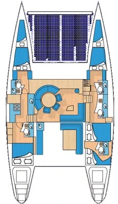 Vermietung Katamaran Lagoon mit Führerschein