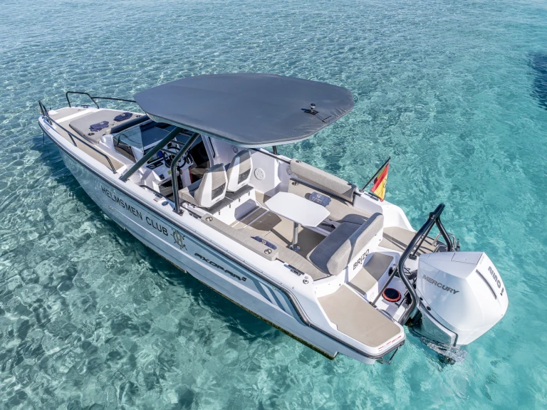 Vermietung Motorboot Axopar mit Führerschein