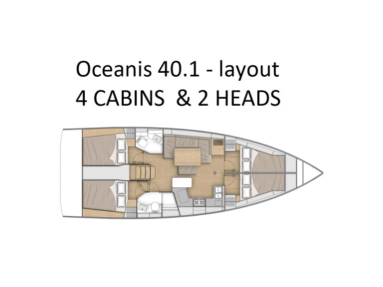 Ein Bénéteau Oceanis 40.1 mieten in Carloforte