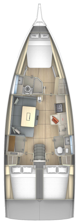 Boot mieten Jezera günstig Dufour 41