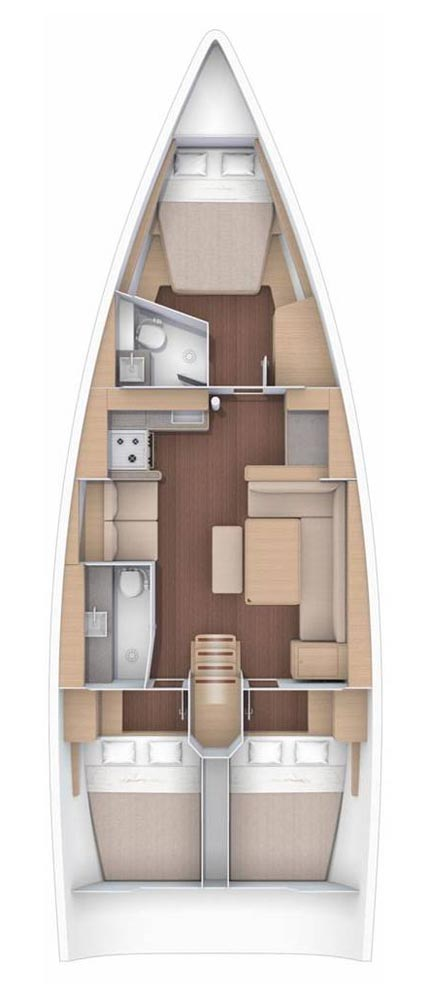 Bootsverleih Dufour Dufour 430 Jezera Samboat