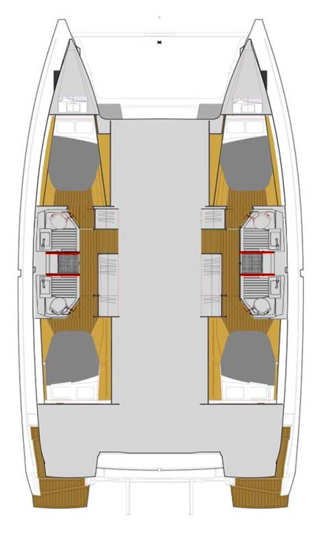 Fountaine Pajot Astrea 42 mieten Biograd na Moru