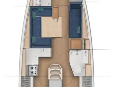 Bootsverleih Jeanneau Sun Odyssey 380 Performance - 3 cab. Biograd na Moru Samboat