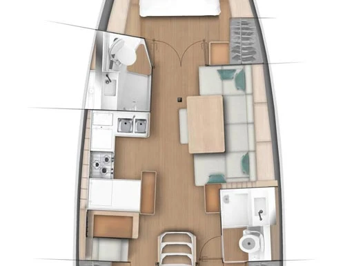 Segelboot mit oder ohne Skipper Jeanneau mieten in Biograd na Moru