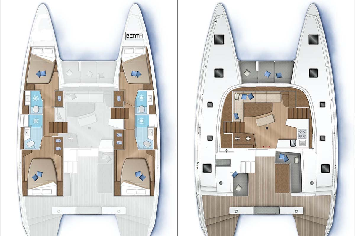 YachtCharter in Marmaris (district) - Lagoon Lagoon 42 auf SamBoat