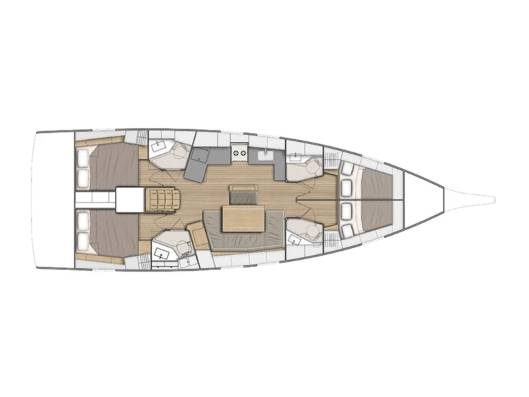 Segelboot mieten in Marmaris (district) - Bénéteau Oceanis 46.1