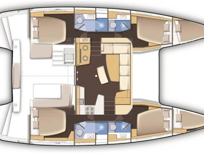Boot mieten Pirovac günstig Lagoon 42