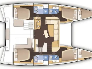 Boot mieten Pirovac günstig Lagoon 42