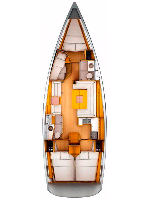 YachtCharter in Sukošan - Jeanneau Sun Odyssey 439 auf SamBoat