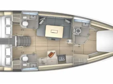 Boot mieten Álimos günstig Dufour 41