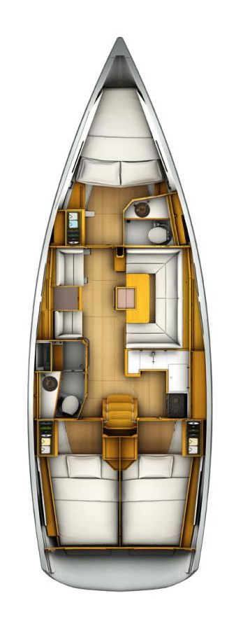 Vermietung Segelboot Jeanneau mit Führerschein