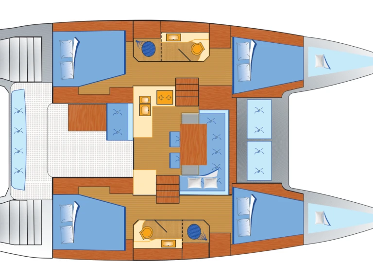 Vermietung Katamaran Lagoon mit Führerschein