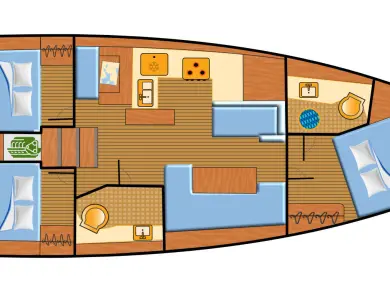 Boot mieten Rogoznica günstig Sun Odyssey 410