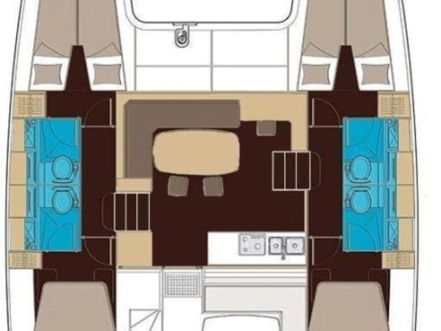 YachtCharter in Álimos - Lagoon Lagoon 400 auf SamBoat