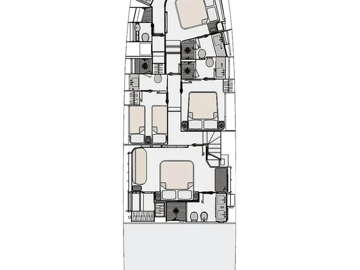 Bootsverleih Azimut Azimut 78 Fly - 4 + 1 cab. Podstrana Samboat