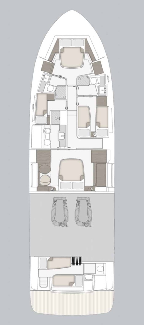 Yacht mit oder ohne Skipper Azimut mieten in Podstrana