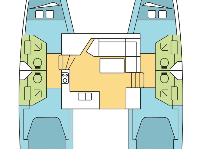 Vermietung Katamaran Fountaine Pajot mit Führerschein