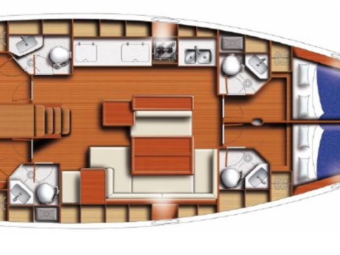 Vermietung Segelboot Bénéteau mit Führerschein
