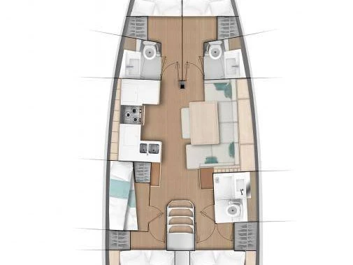 Segelboot mieten in Sukošan - Jeanneau Sun Odyssey 490