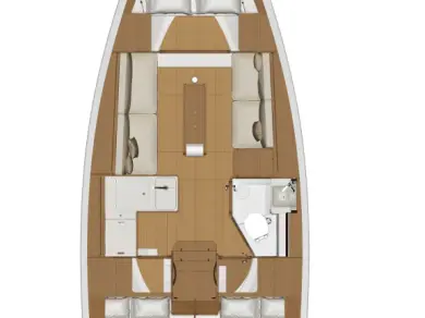 YachtCharter in Punat - Dufour Dufour 360 Grand Large auf SamBoat