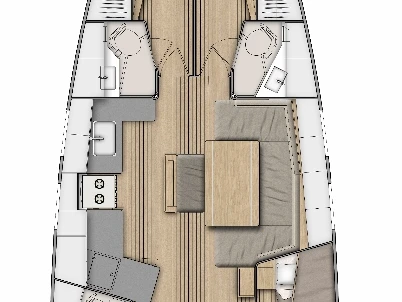 Vermietung Segelboot Bénéteau mit Führerschein