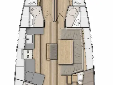 Vermietung Segelboot Bénéteau mit Führerschein
