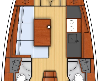 Vermietung Segelboot Bénéteau mit Führerschein