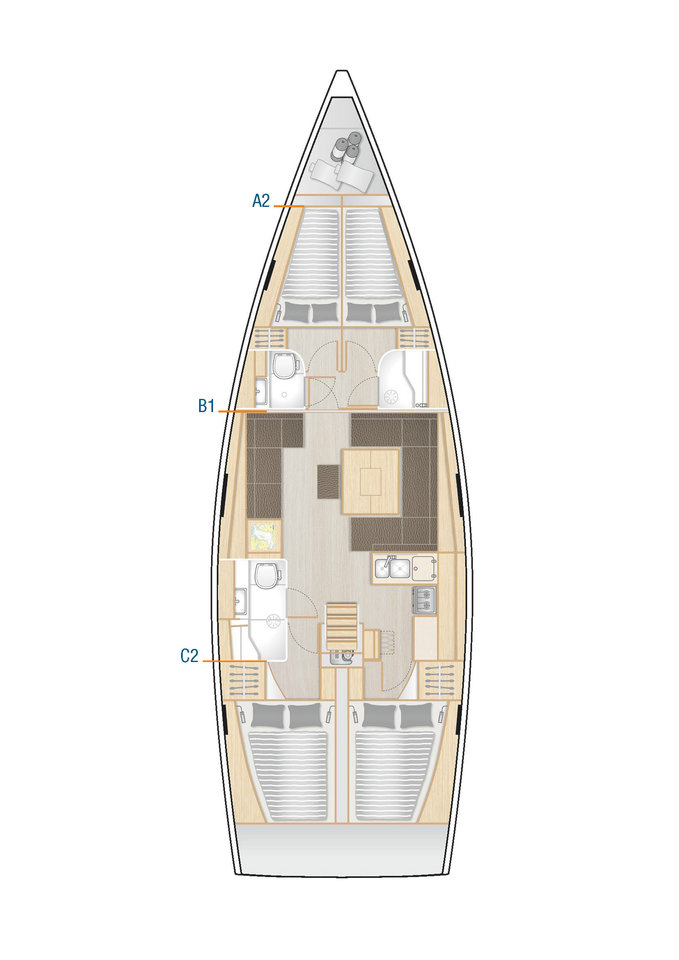 Bootsverleih Hanse Hanse 458 Fethiye Samboat