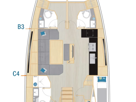 YachtCharter in Fethiye - Hanse Hanse 460 auf SamBoat