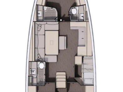 Vermietung Segelboot Dufour mit Führerschein