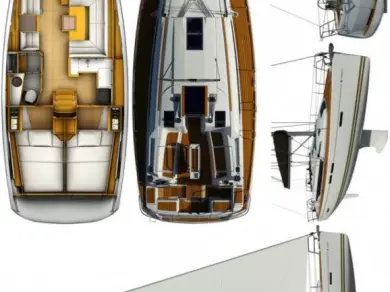 Vermietung Segelboot Jeanneau mit Führerschein