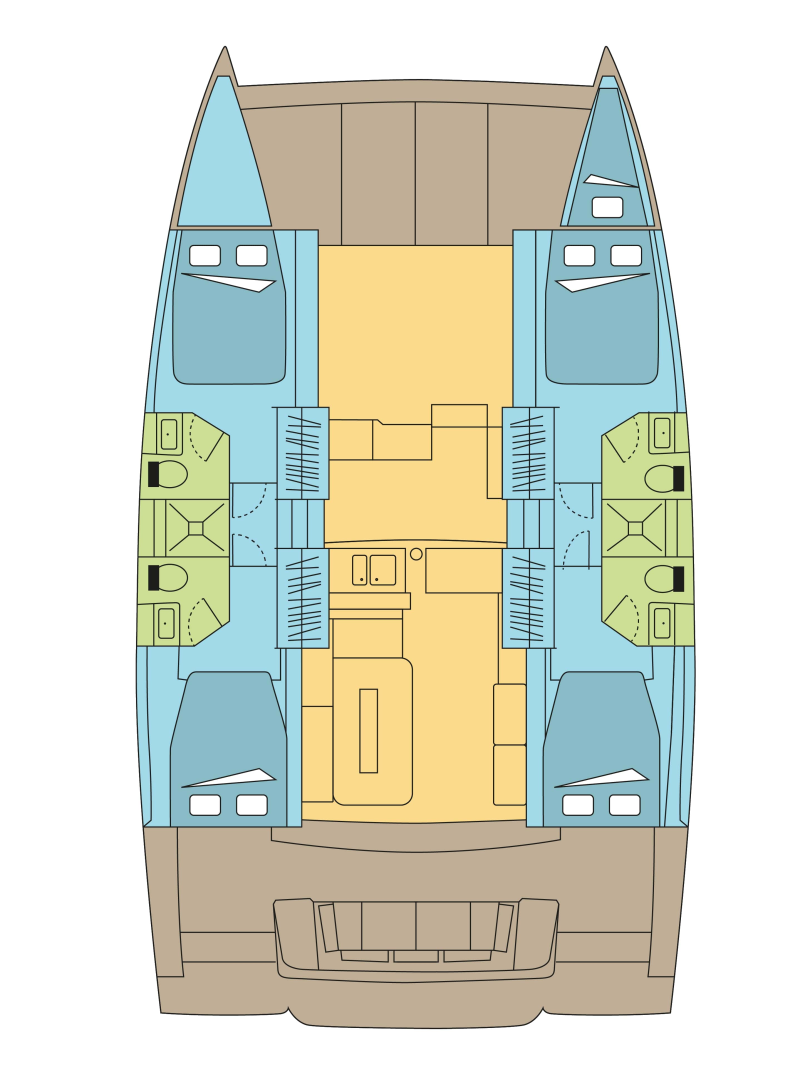 Vermietung Katamaran Bali mit Führerschein
