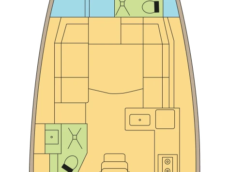 Boot mieten Gouviá günstig Dufour 390 GL