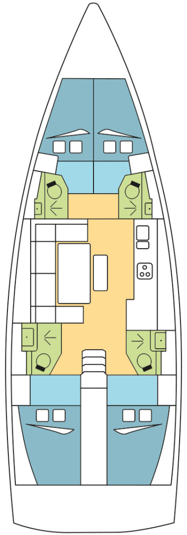 Ein Dufour Dufour 460 Grand Large mieten in La Paz