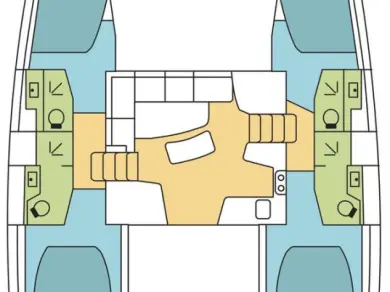 Boot mieten Furnari günstig Lagoon 42