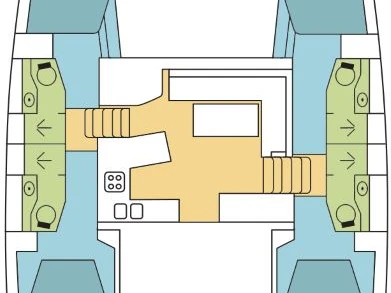 Boot mieten La Paz günstig Lagoon 450 F