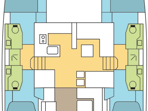 YachtCharter in Le Marin - Nautitech Nautitech 46 Fly auf SamBoat