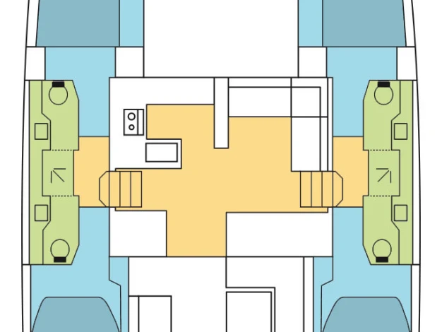 Boot mieten Komolac günstig Nautitech 47 Power - 4 + 2 cab.
