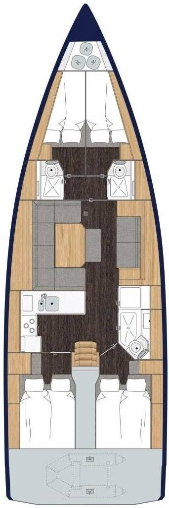Bootsverleih Bavaria Bavaria C45 Nikiána Samboat