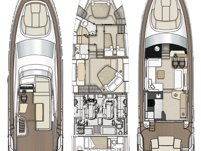 Ein Azimut Azimut 55 Fly mieten in Kaštela