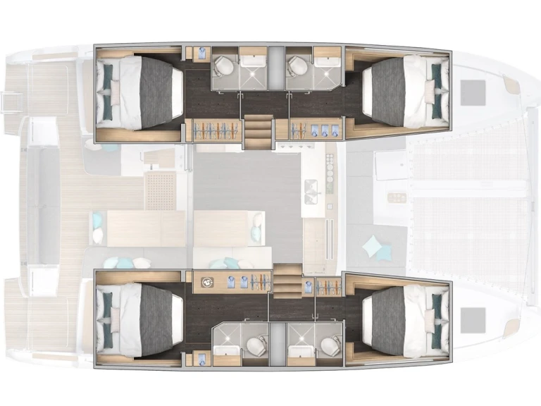 Vermietung Katamaran Lagoon mit Führerschein